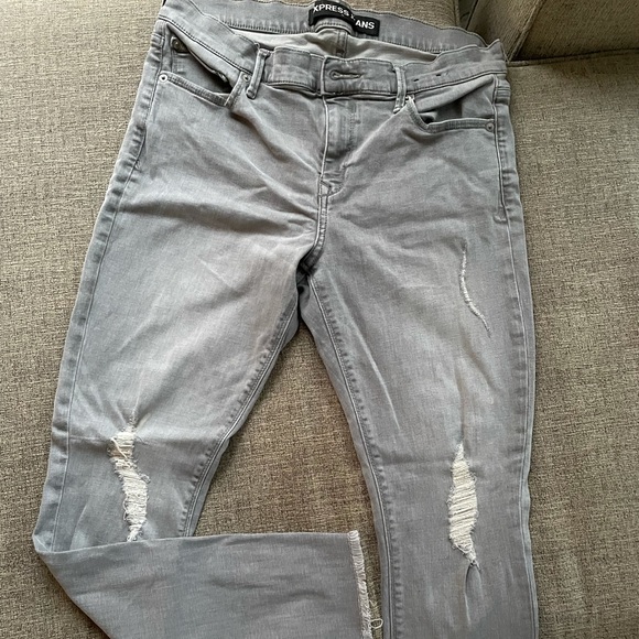 Express Ultimate Stretch Ankle Skinny Jeans